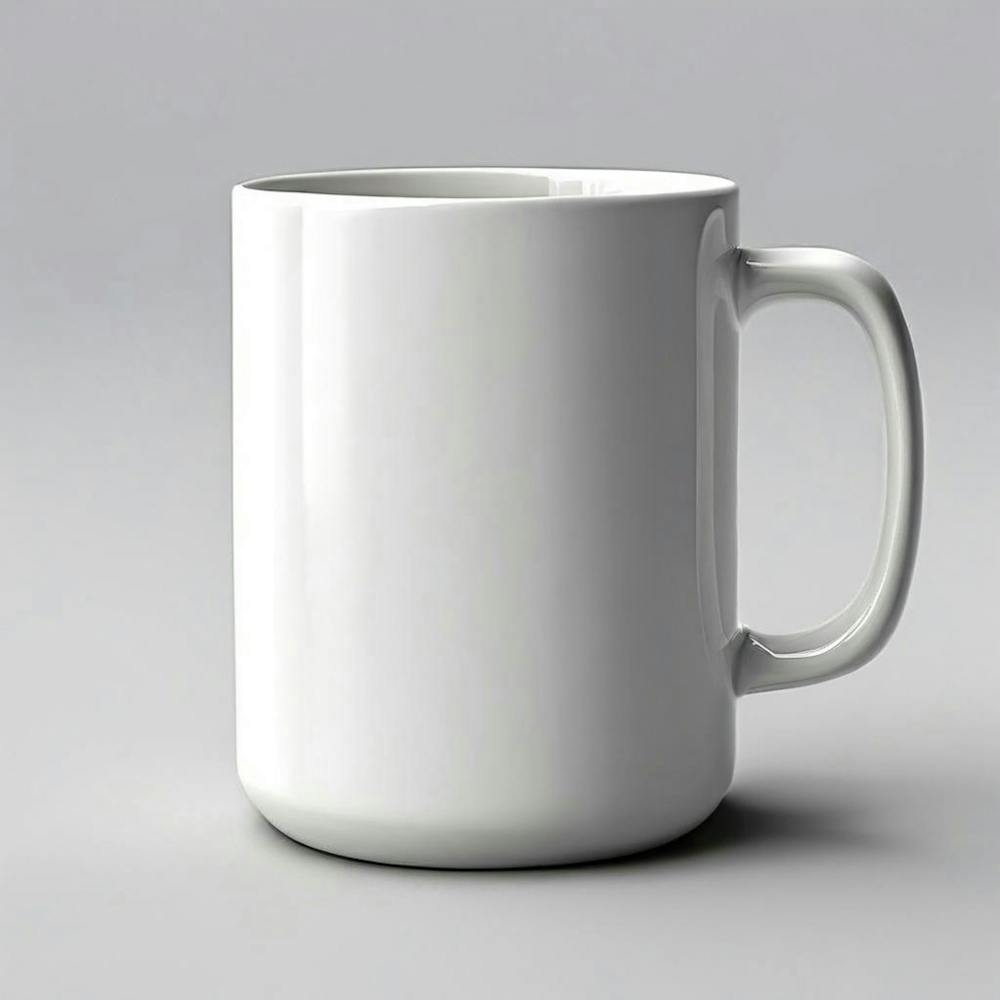 Mock Up Mug Blank Plain Ceramic Customizable Unadorned Empty Clean Simple Minimalist Mo (1)