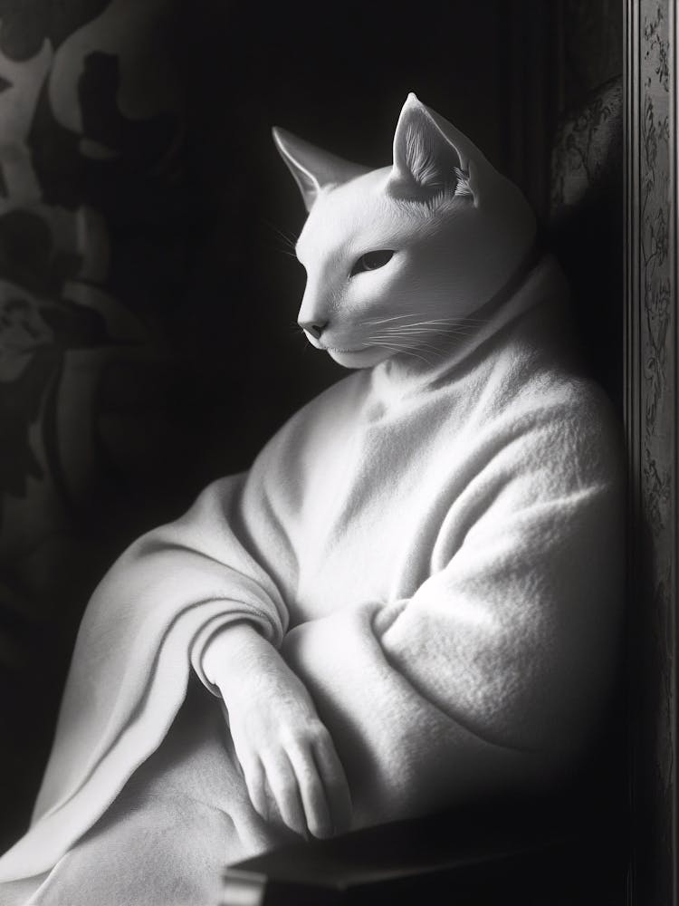 Cat In A Blanket