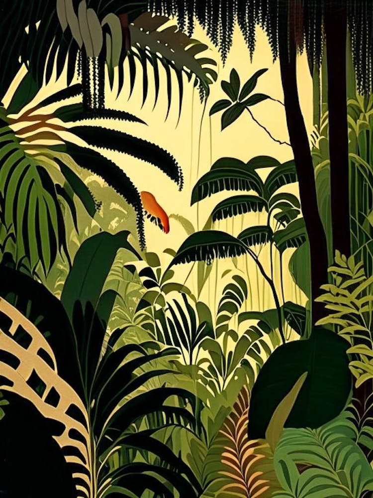 Majestic Jungle 2 Rousseau Inspired