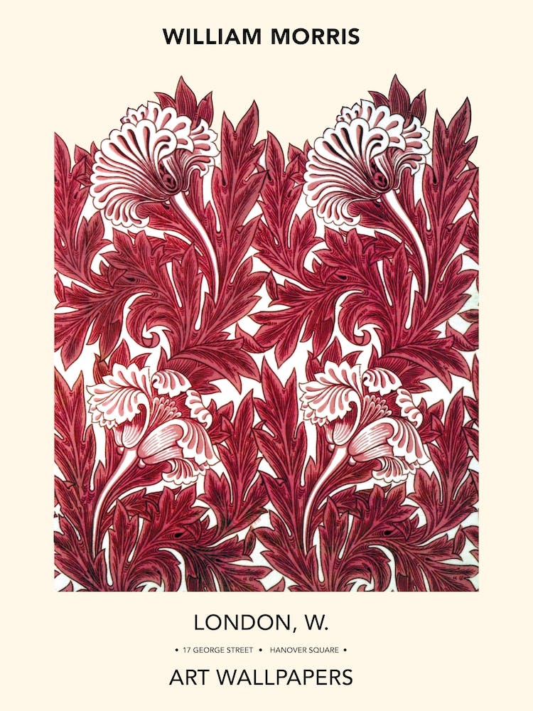 Tulip Chintz Poster, William Morris 