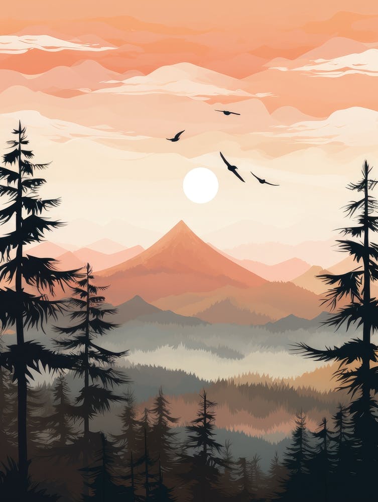 Sunset In The Mountains 22