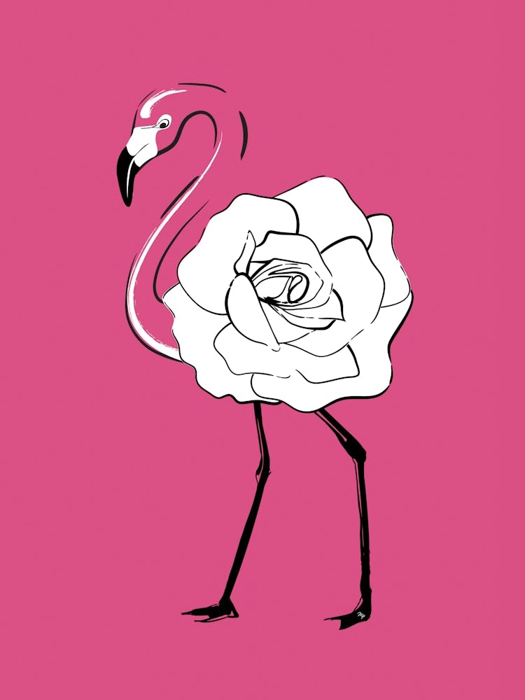 Rose Flamingo