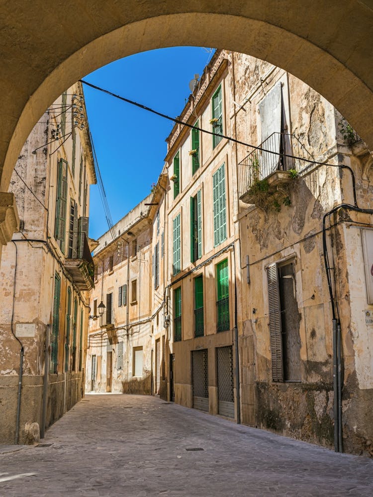 Felanitx Mallorca Archway In The Old Town