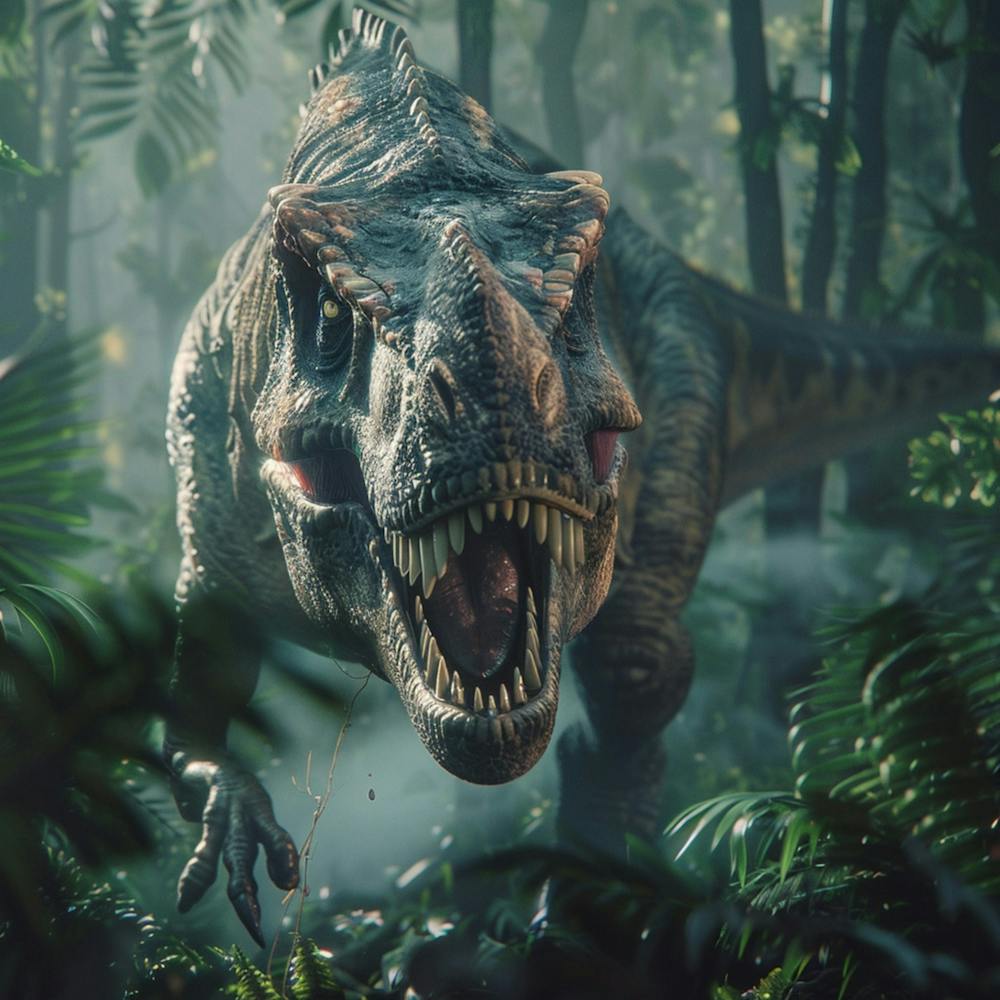 Dinosaurier, Cinematic Scene, 4k Photorealistic Sharp Focus Ultra Realistic Ultra Detailed Cinematic Lighting Photographic