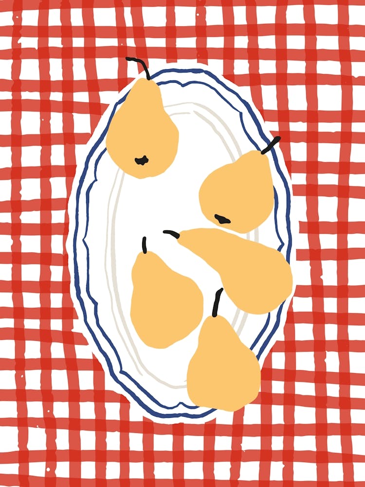 Pears Kitchen Print