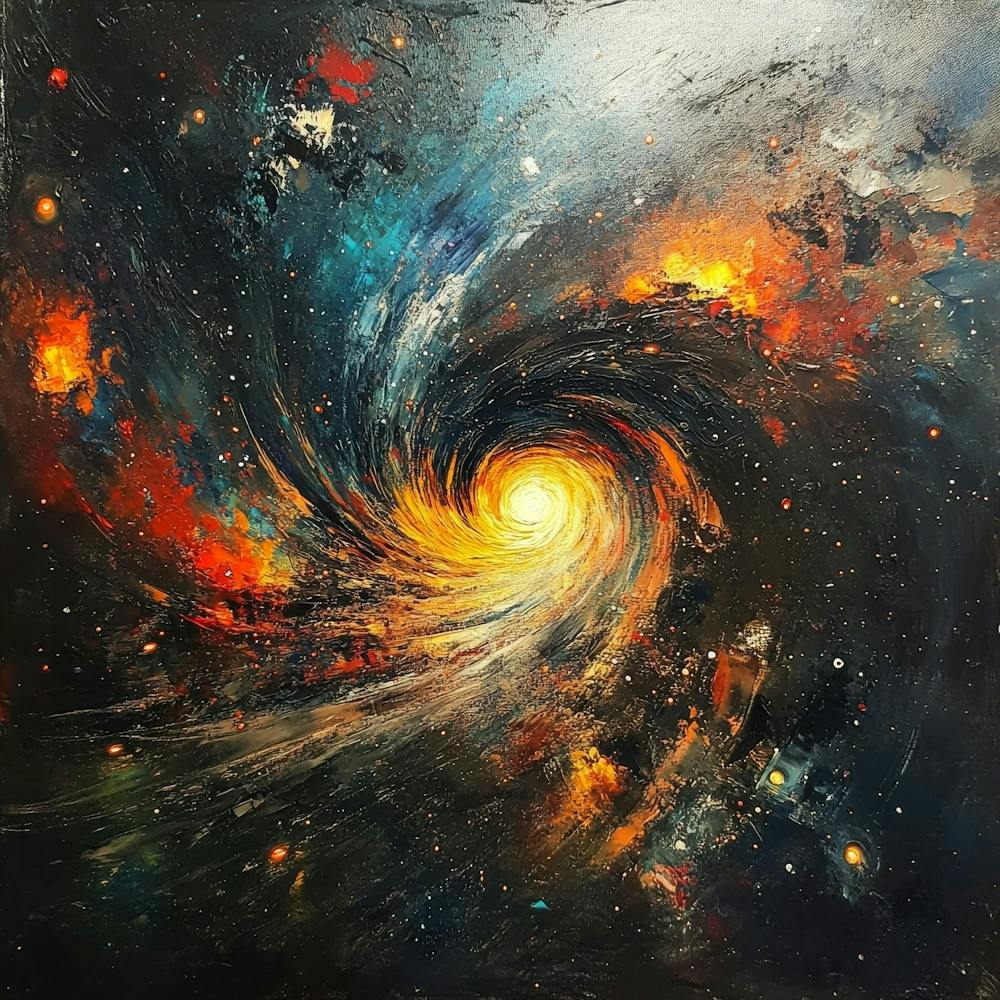 Galaxy Painting Art