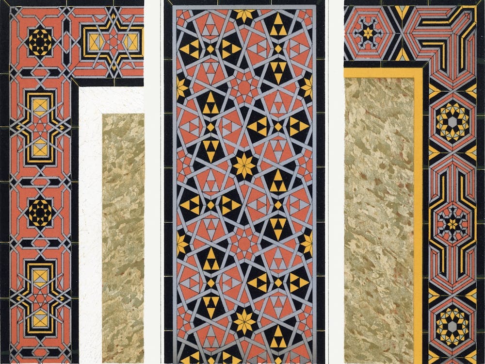 Emile Prisses D’Avennes Pattern, Plate No, 75, La Decoration Arabe