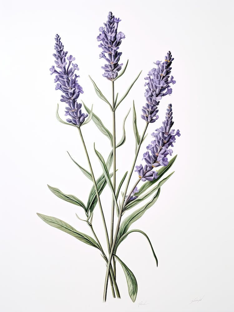 Lavender Vintage Botanical Herbs 0