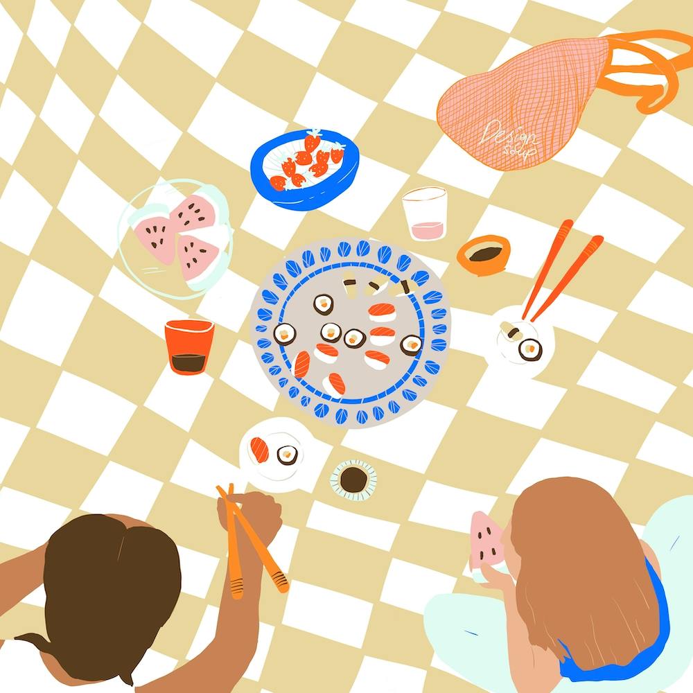 Sushi-Picknick