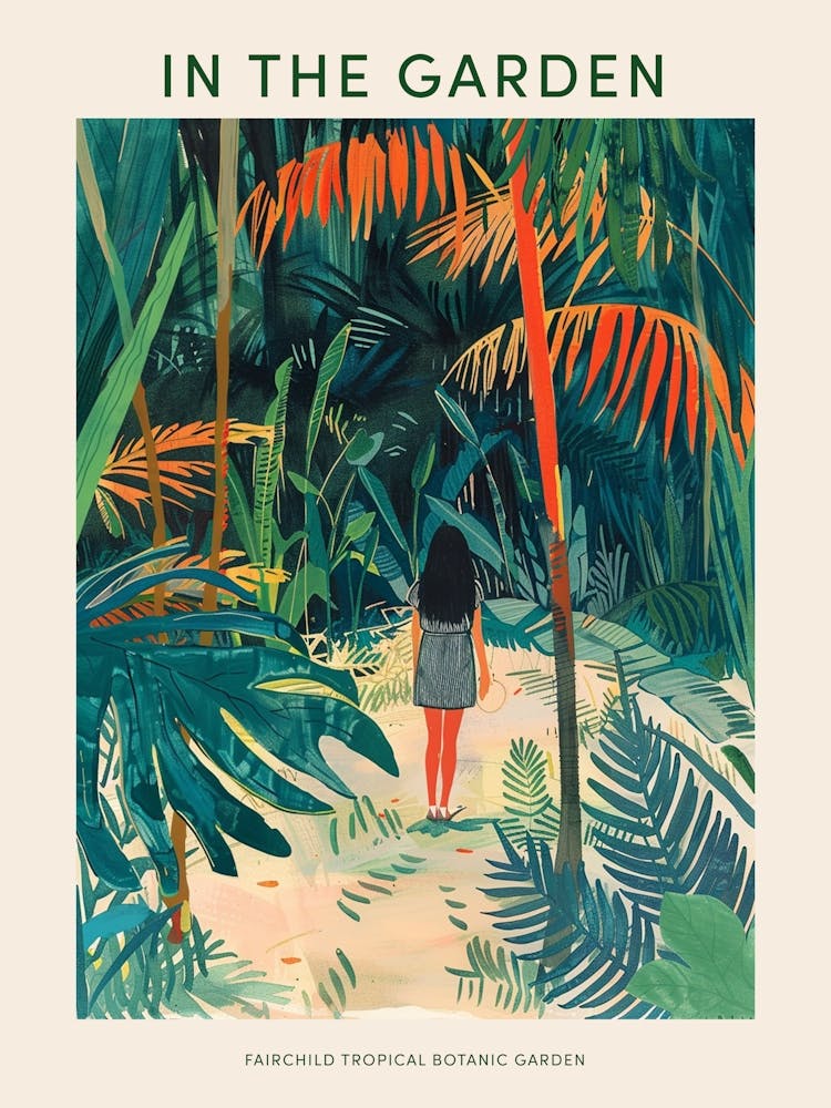 In The Garden Poster Fairchild Tropical Botanic Garden Usa 1