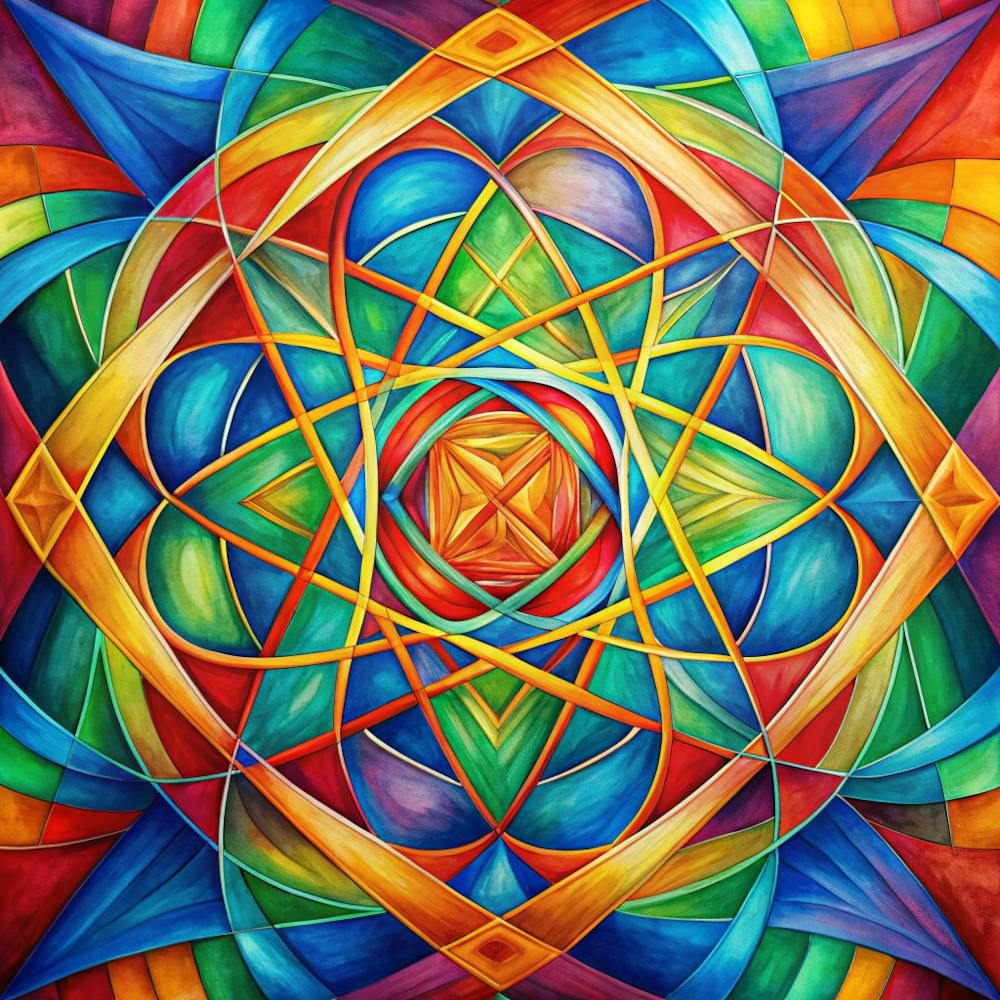 Abstract Painting This Painting Is Made Up Of In (1)