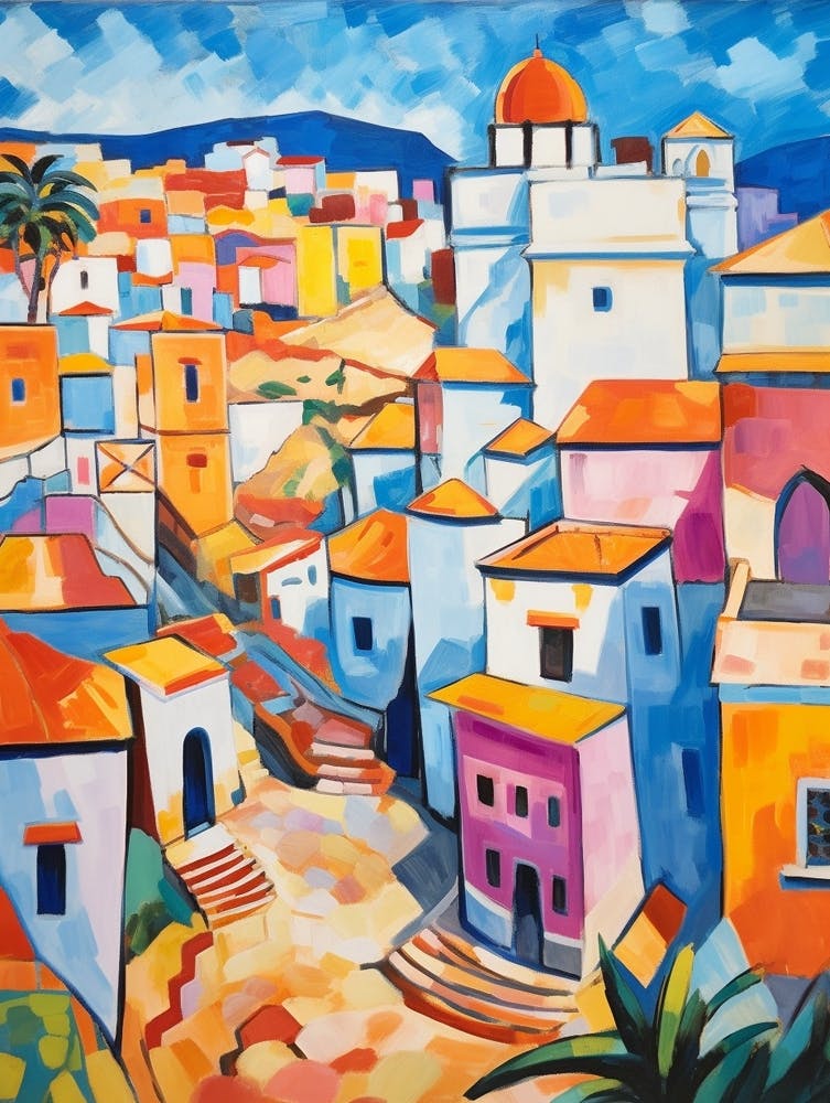 Rabat Morocco 1 Fauvist Painting