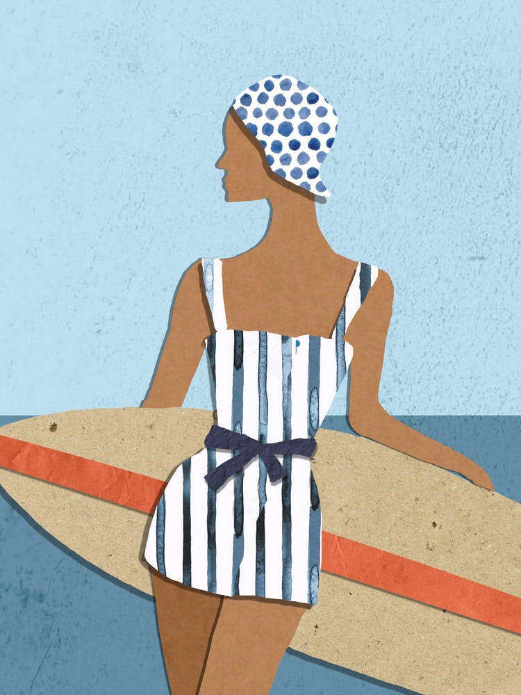 Summer Series Collage , Surf Style