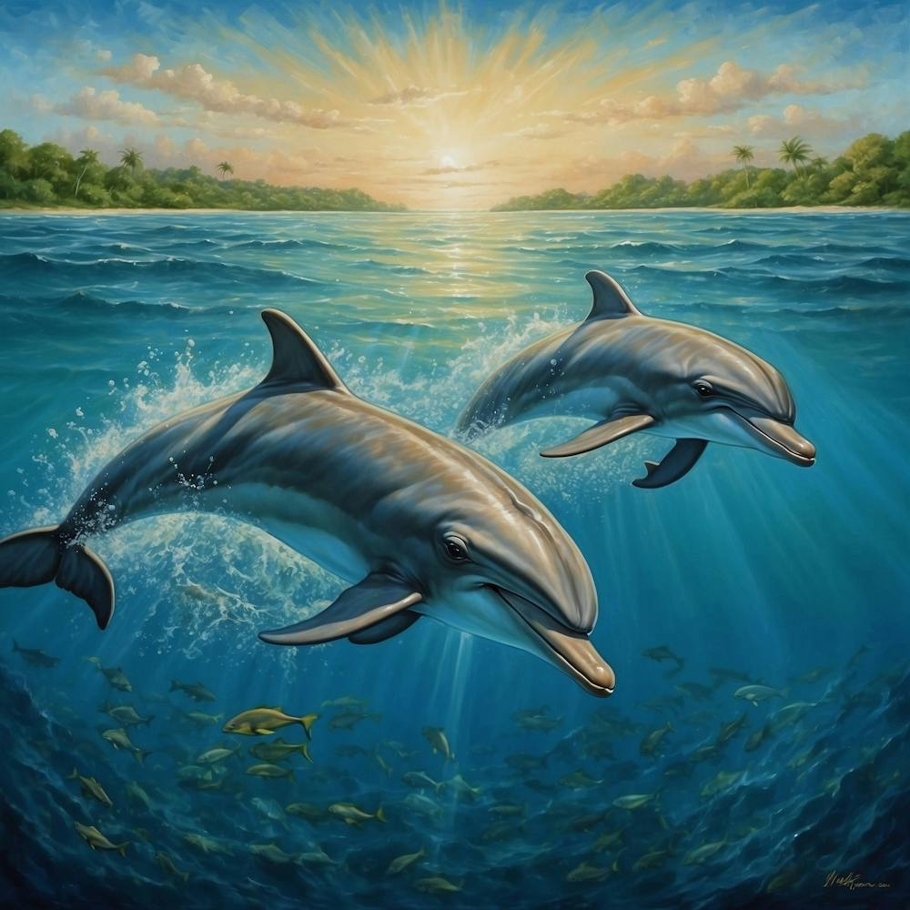 Dolphins In The Ocean