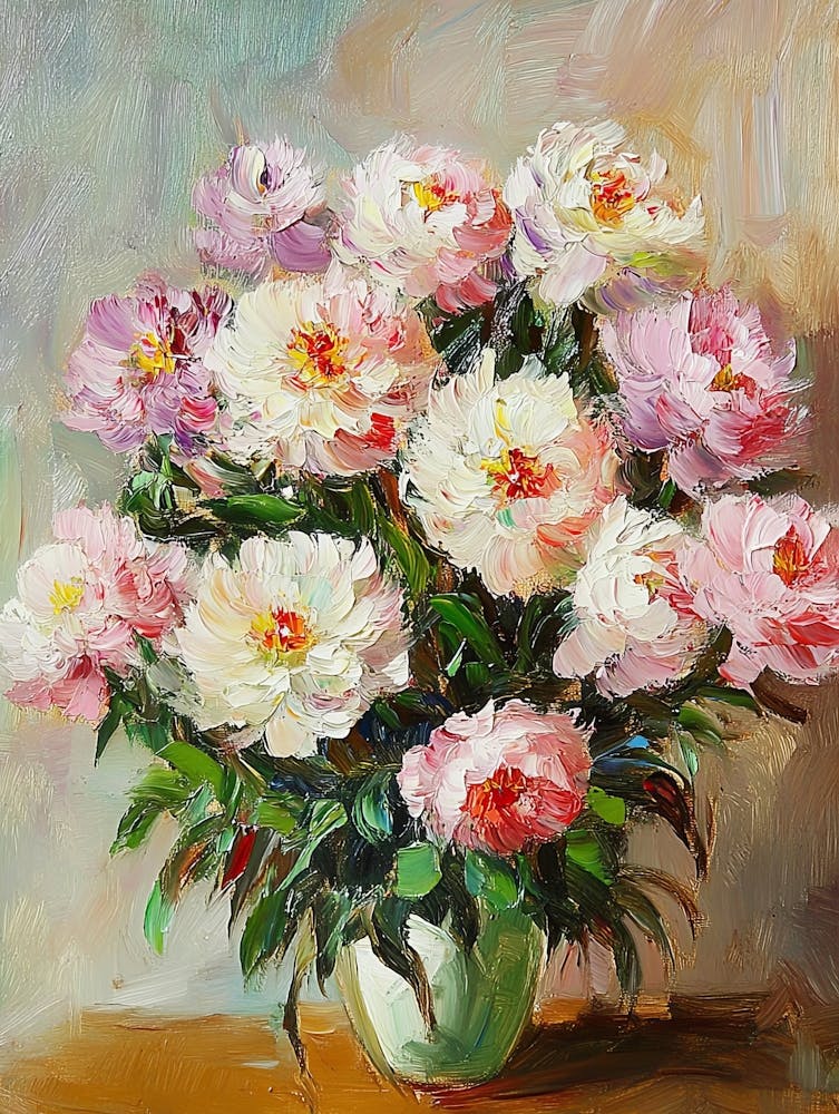 Peonies In A Vase 1