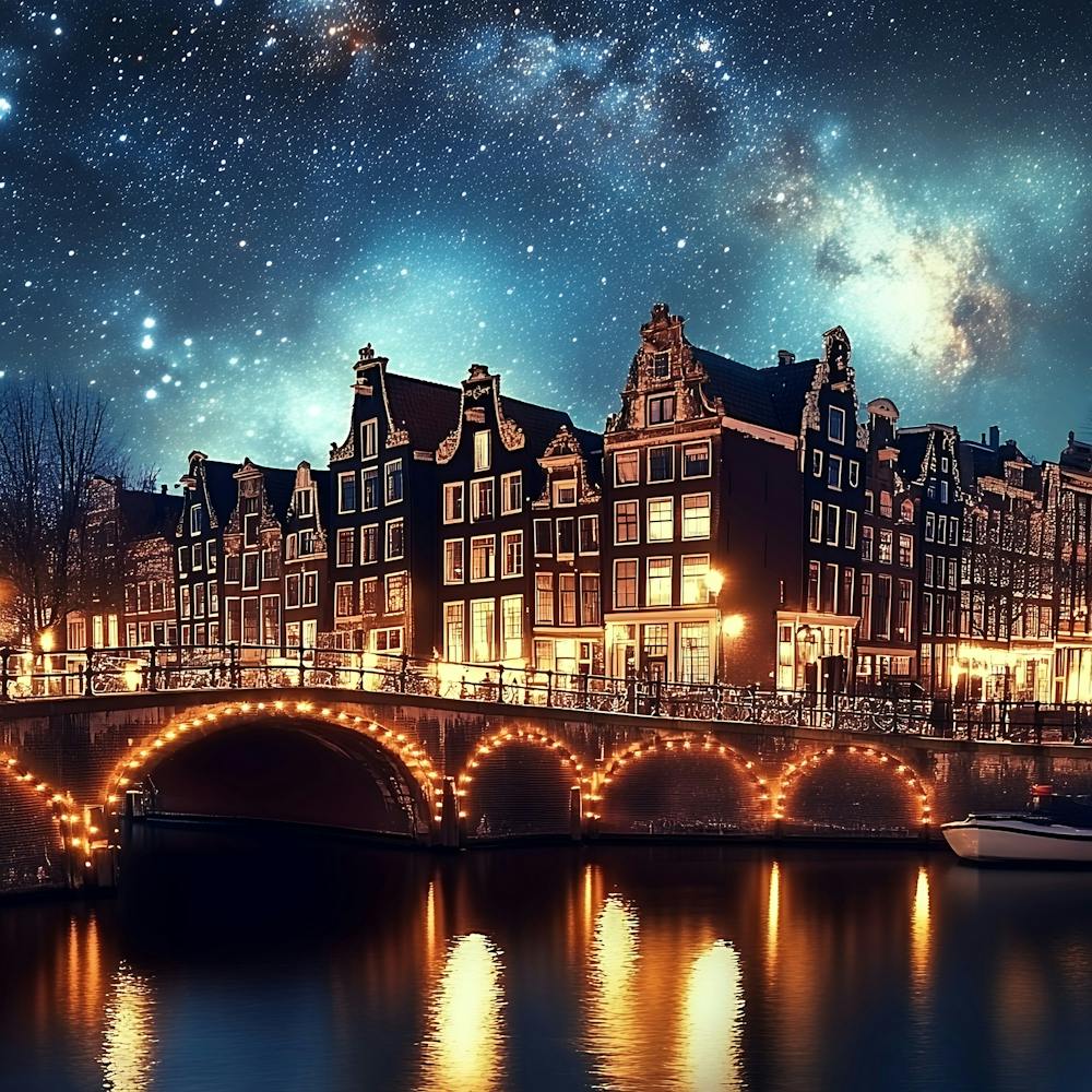 Amsterdam Night Sky