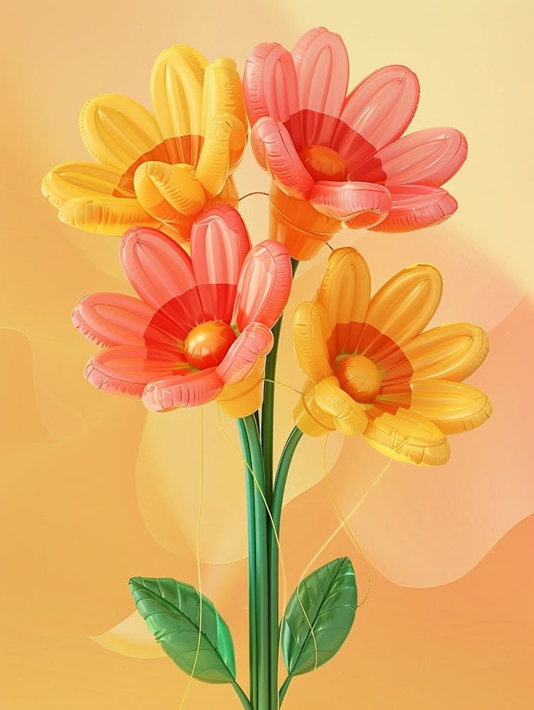 Dreamy Inflatable Flowers Gaillardia 1