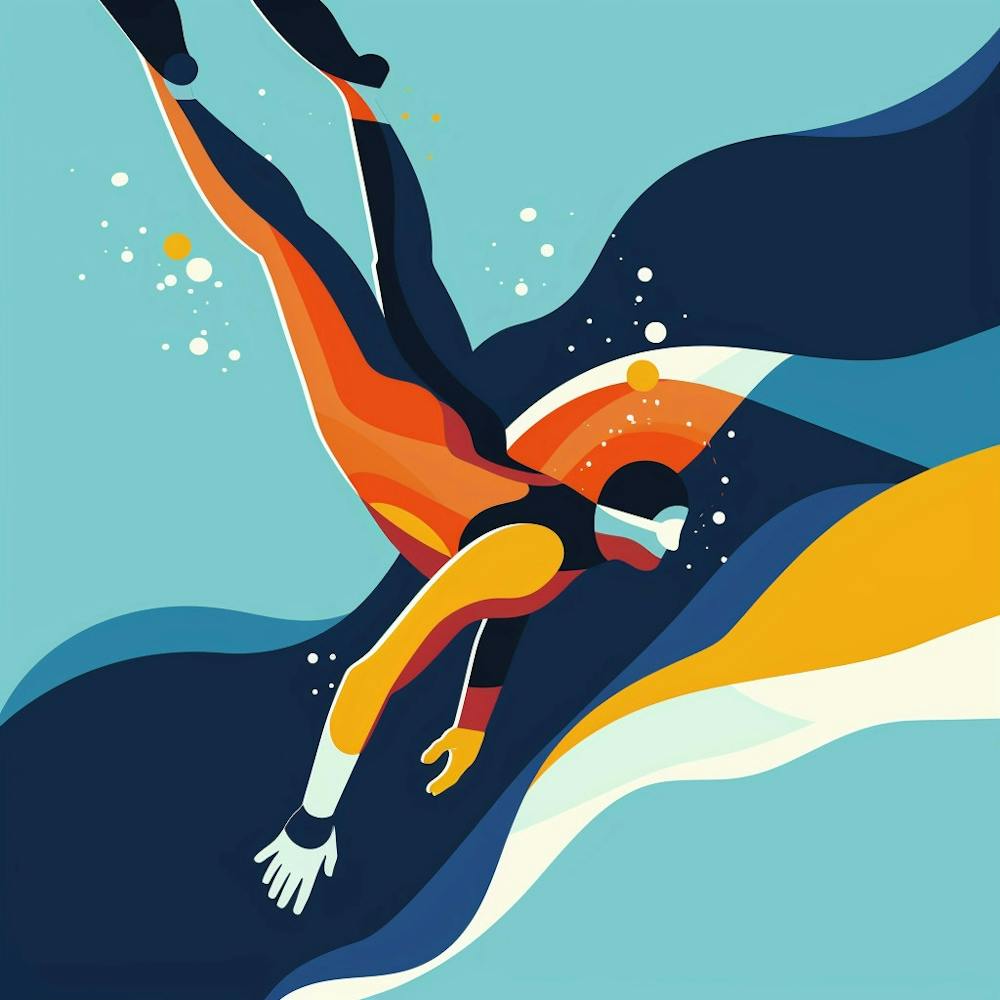 Scuba Diver Illustration