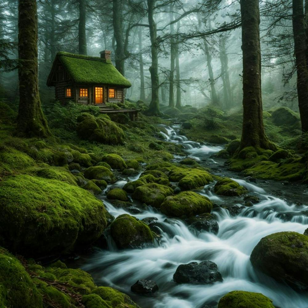 Cabin In The Forest 1