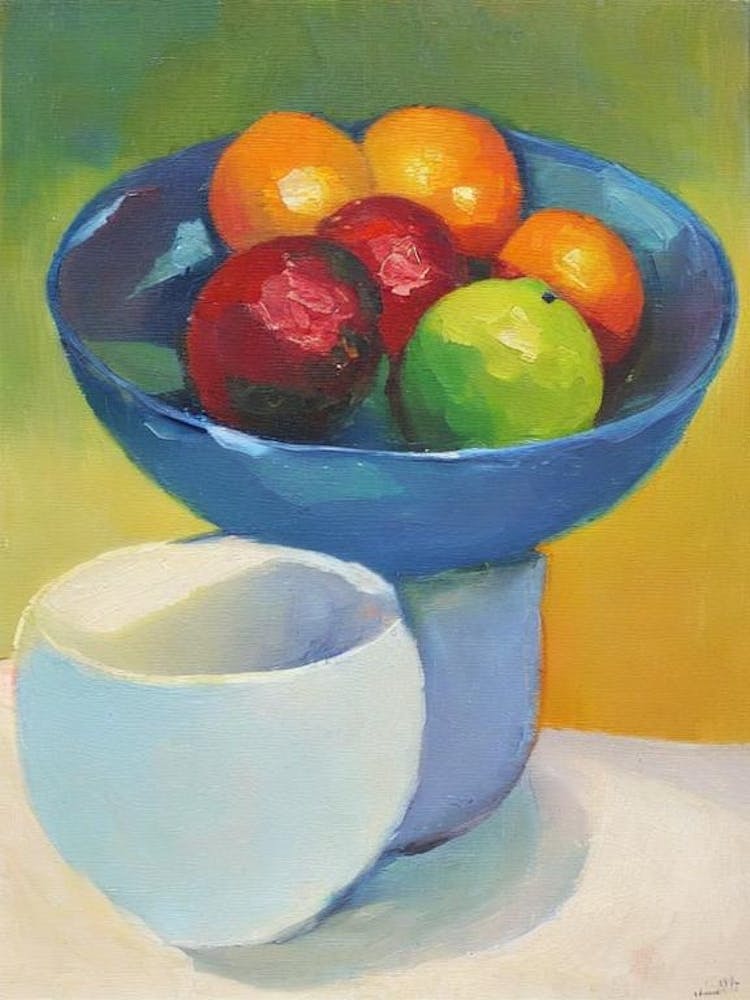 Lime Bowl Of fruit