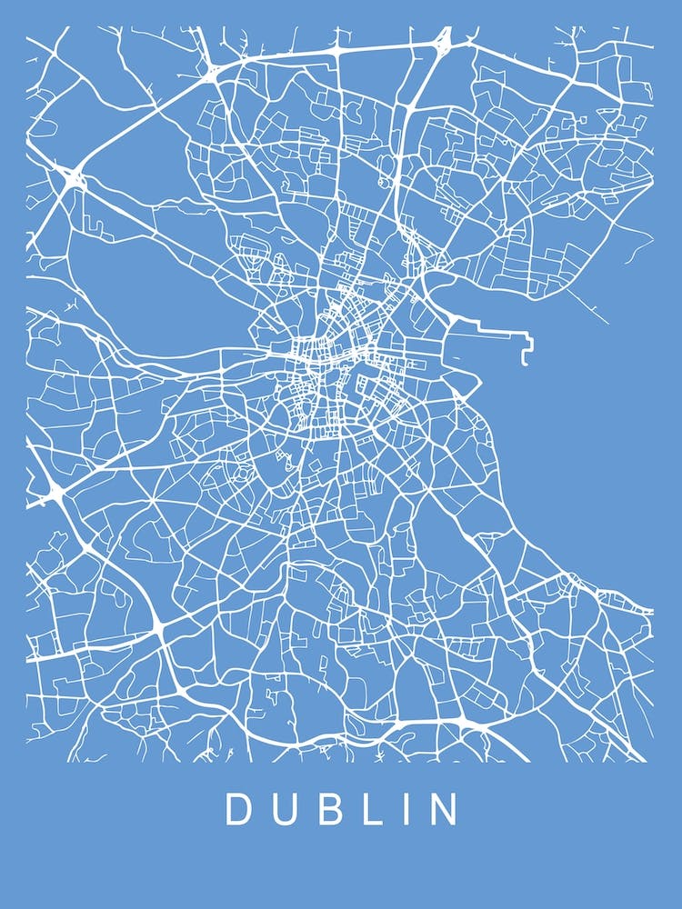 Dublin Map Blueprint