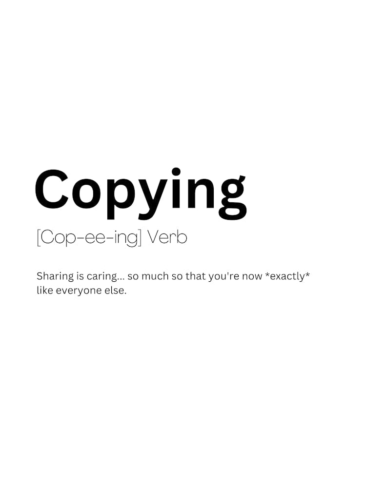 Copying Definition Meaning
