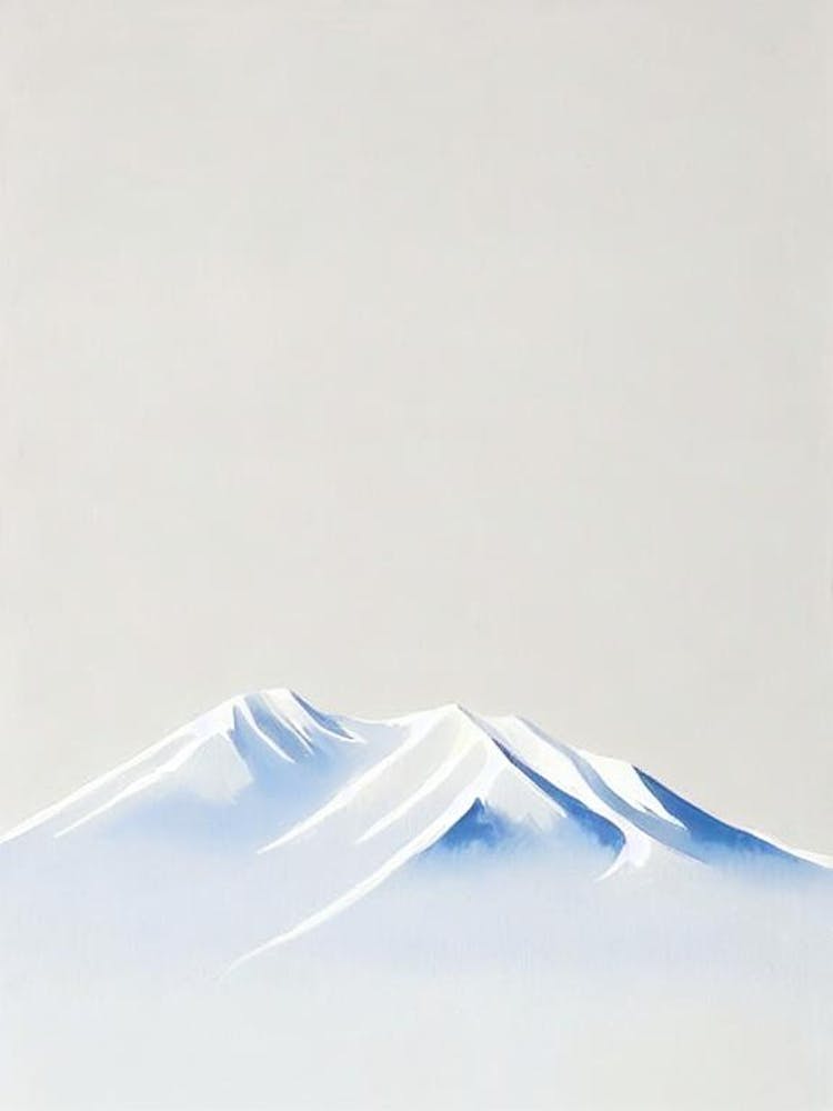 Hakuba, Japan Minimal Skiing Poster