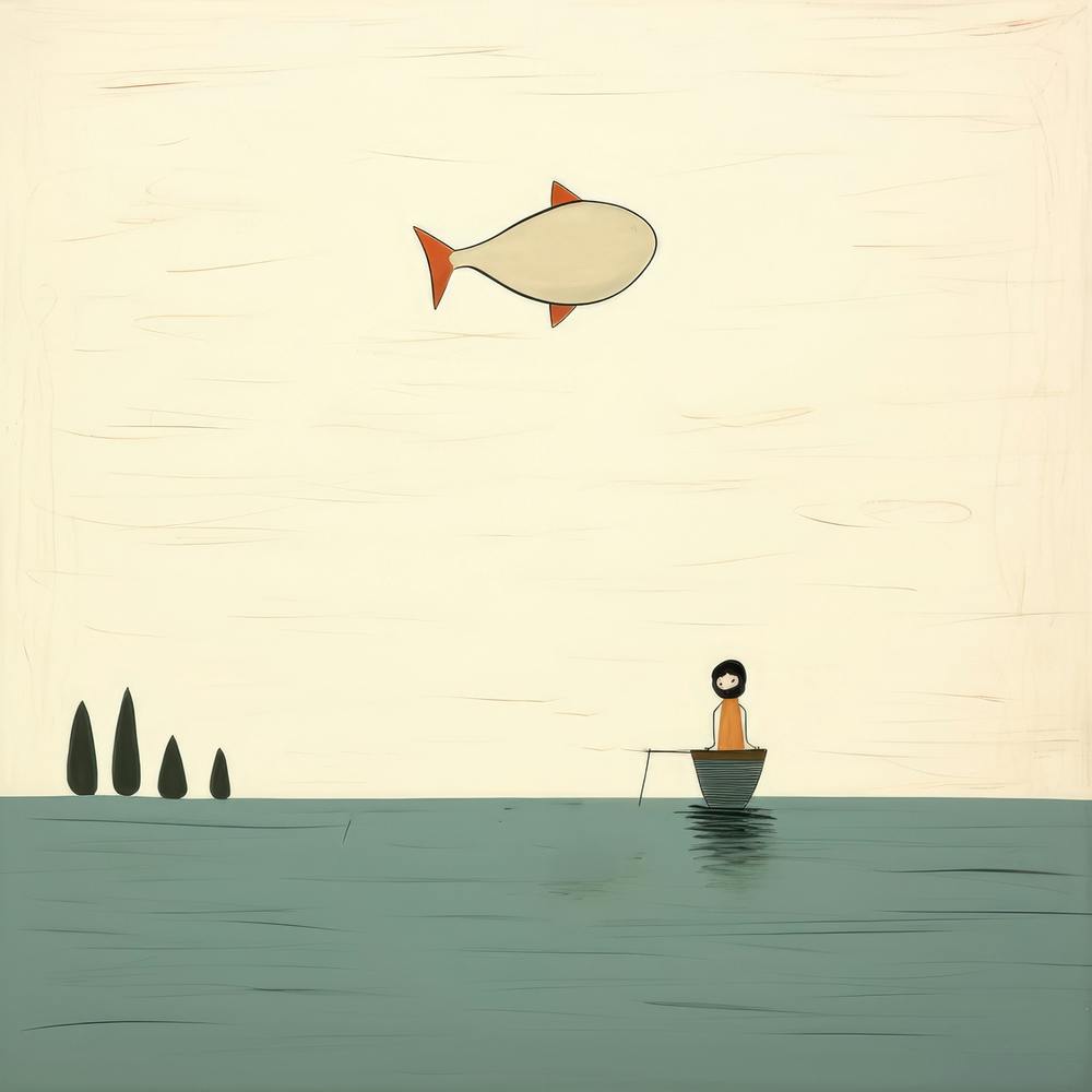 Fisherman In A Boat