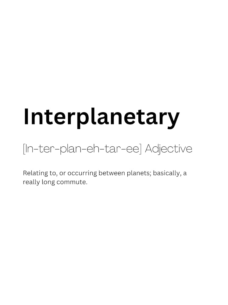 Interplanetary Definition Meaning 1