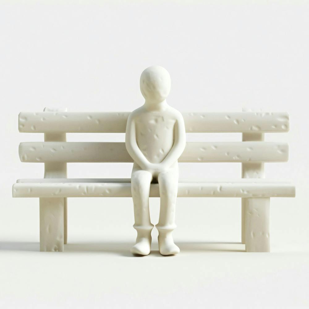 Man On A Bench