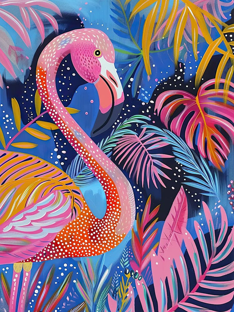 Colorful Wilderness Matisse Style