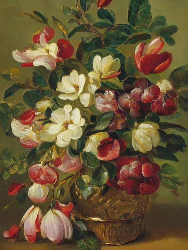 Magnolia Painting 2 Flower