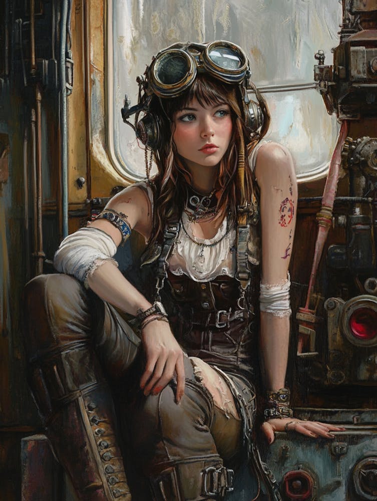 Steampunk girl