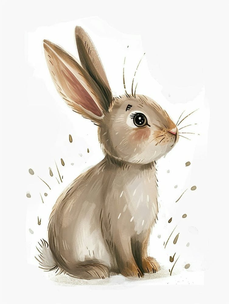 Dutch Rabbit Kids Illustration 2