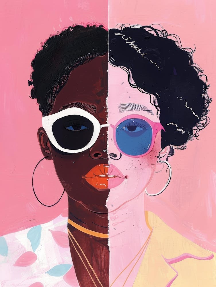 Two Women With Sunglasses 2