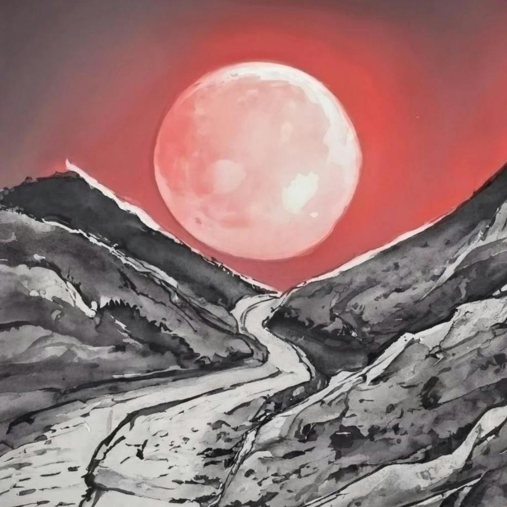 Vollmond am Himmel 1