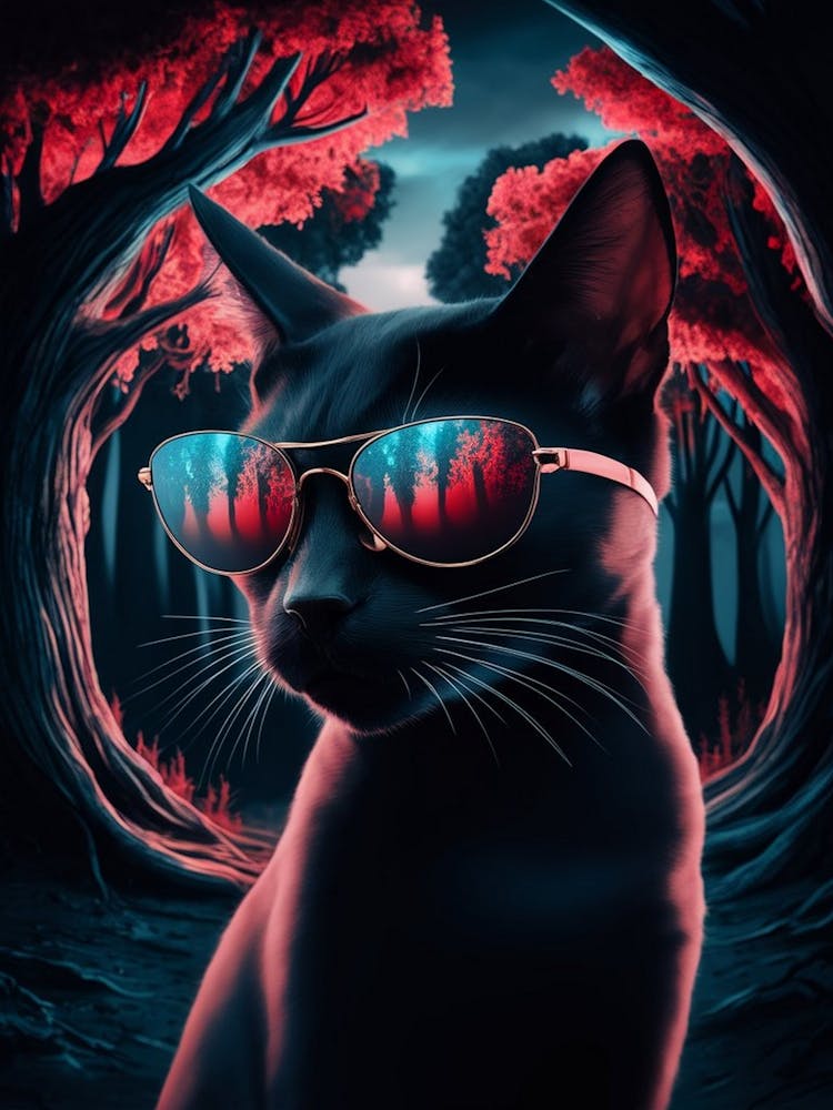 Cat In Sunglasses