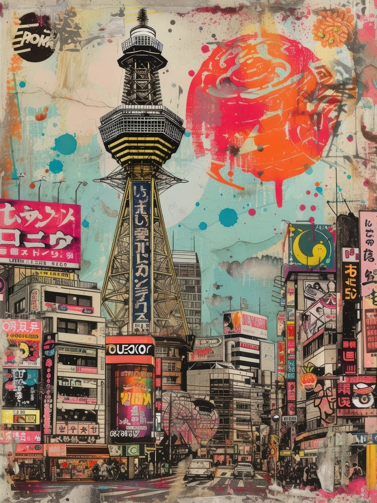 Osaka Style Collage Rétro 2