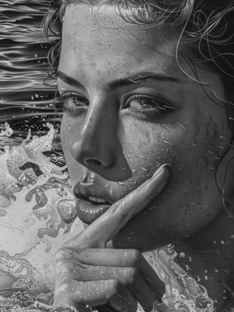 Black And White Drawing