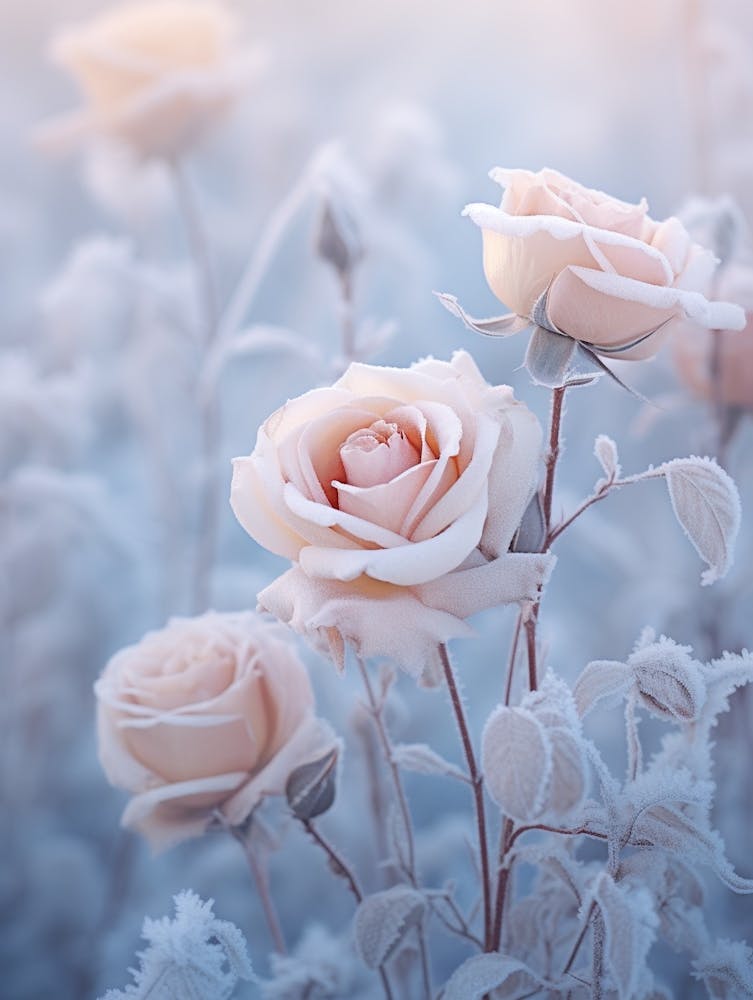 Frosty Botanical Rose 4