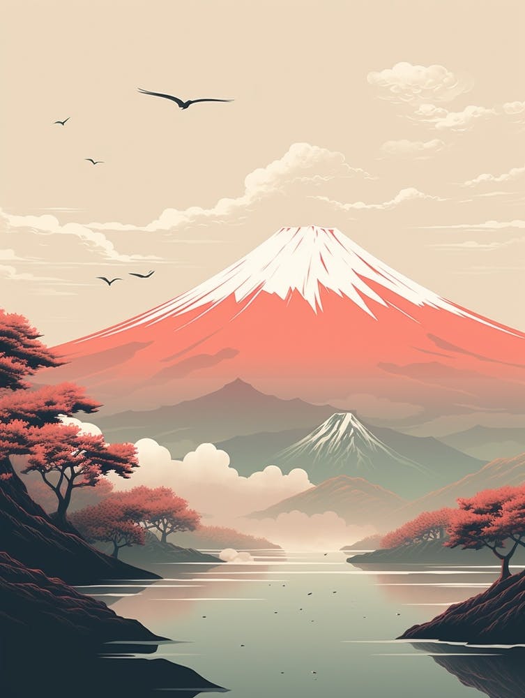 Mount Fuji Japan 3 Hiking Trail Landscape