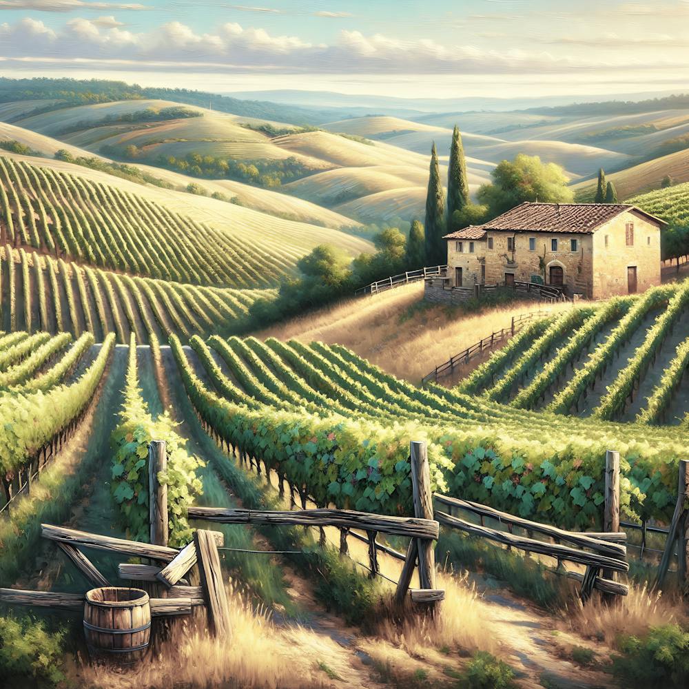 Tuscan Vineyard Vintage 