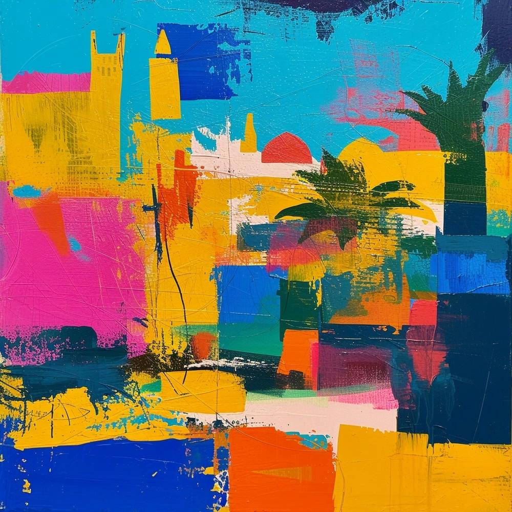 Abstract Travel Collection Cairo Egypt 2
