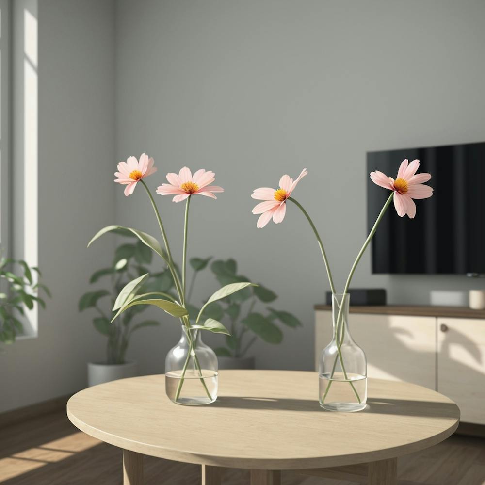 Daisies In Vases