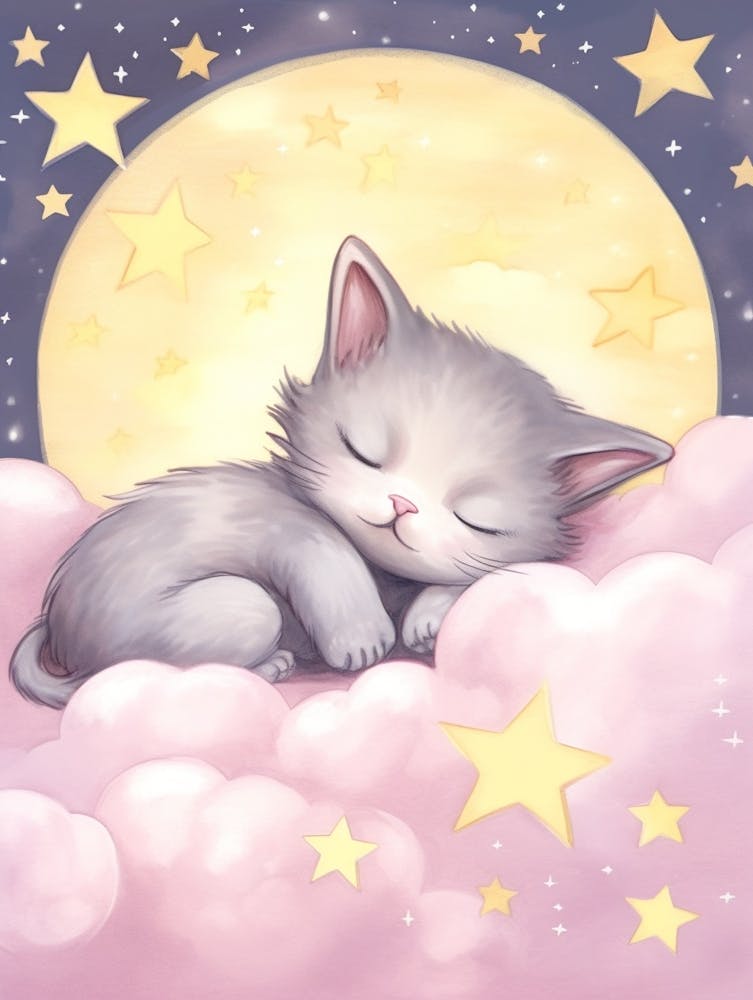 Sleeping Baby Kitten 2