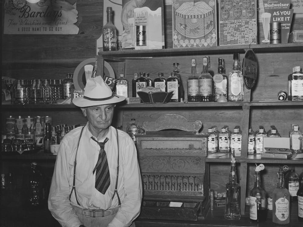 Proprietor Of Barroom Near Crowley, Louisiana, This Man Is A Cajun By Russell Lee