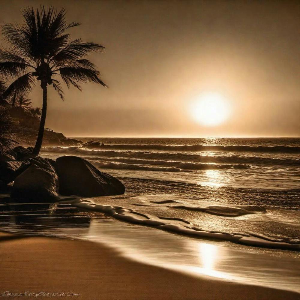 Sunset On The Beach 794