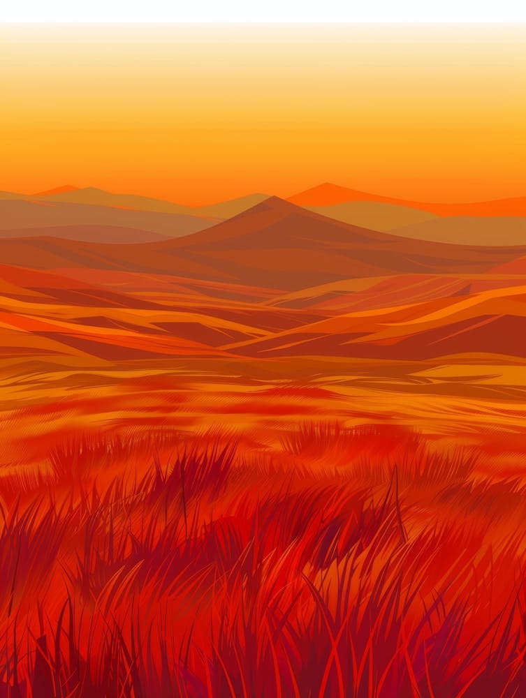Landscape At Sunset 2