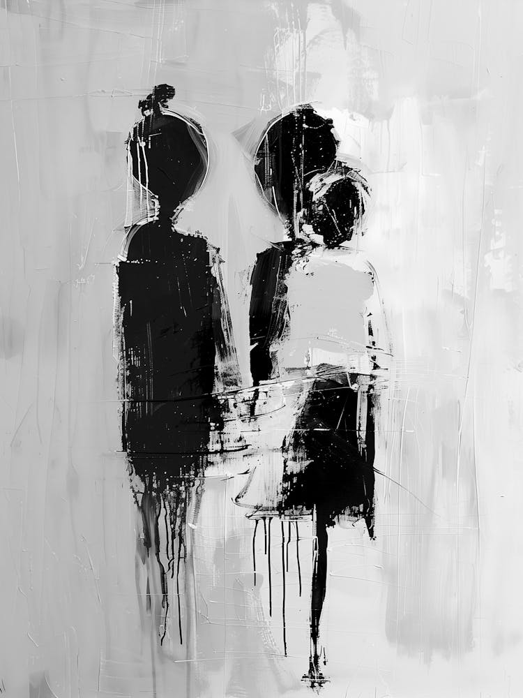 Black And White Painting 23