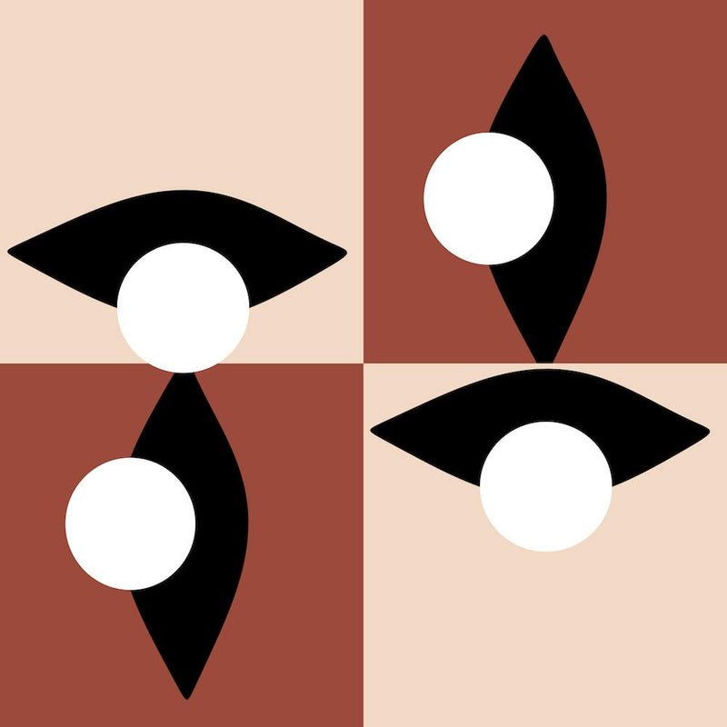 Kariertes Auge